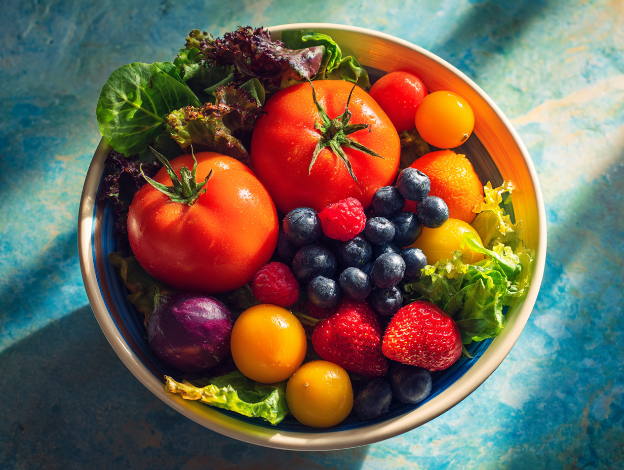 Családi étkezés egészséges ételekkel